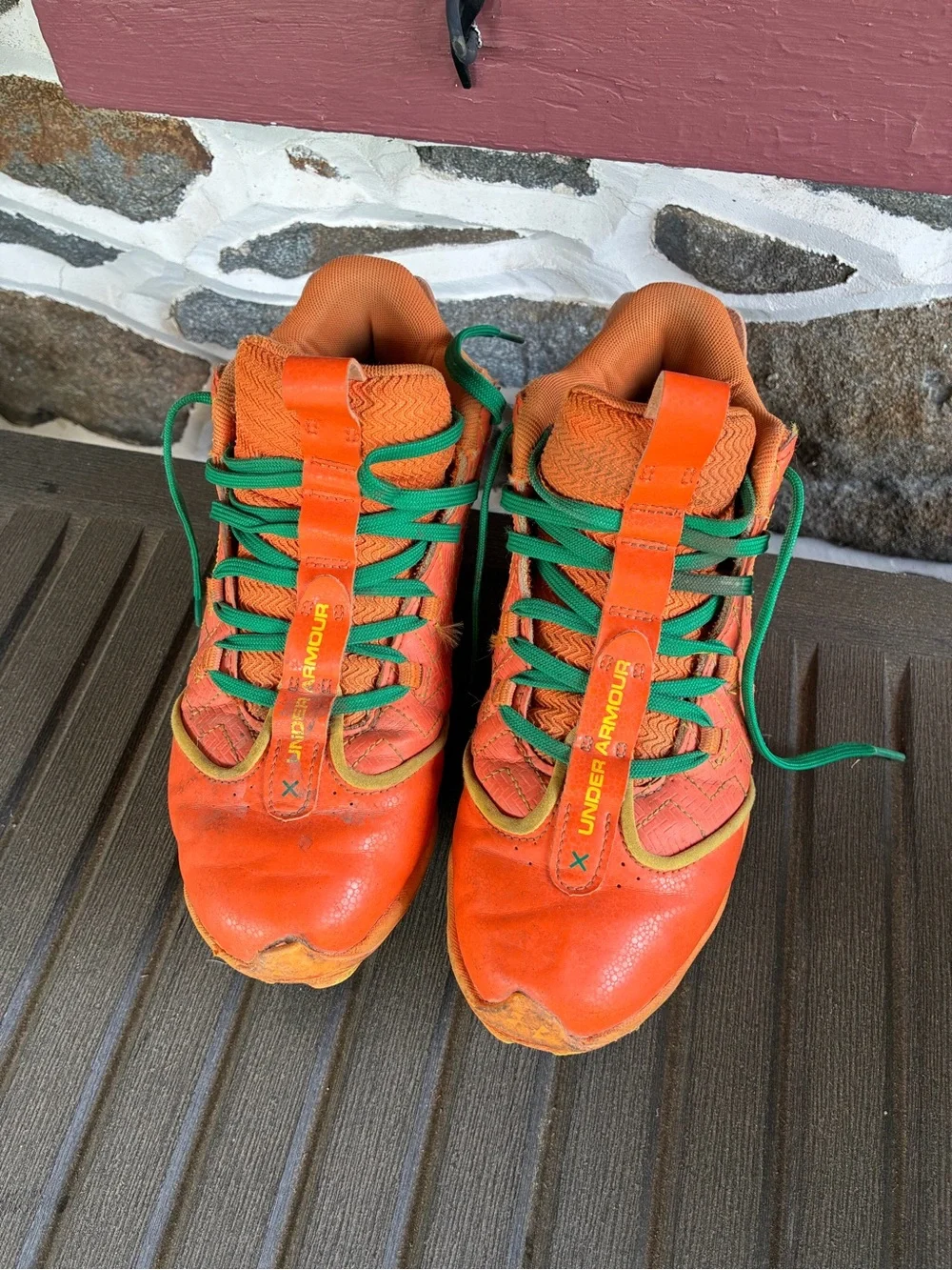 Under Armour Juice series Baseball Cleats orange Size 5 Phillies Bryce Harper